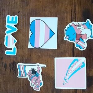 Trans Pride Sticker Set